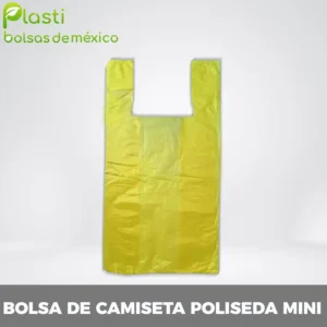 bolsa de camiseta poliseda color