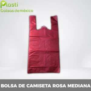 bolsa de plastico camiseta de color