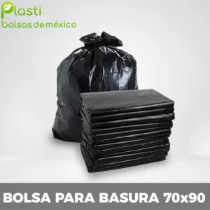 Bolsa negra para la basura 70x90