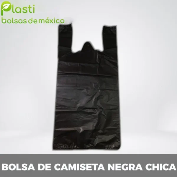 bolsa de camiseta negra