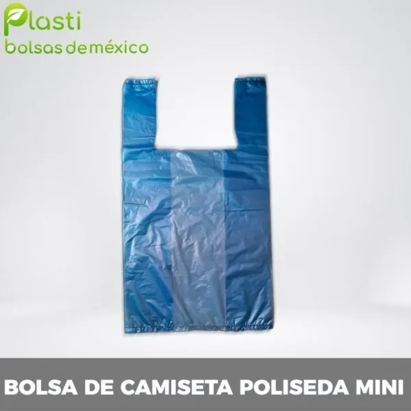 bolsa de camiseta poliseda mini