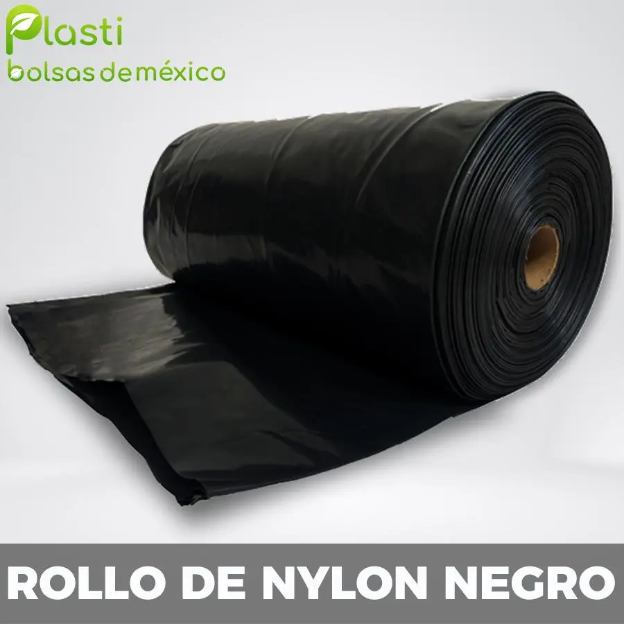 rollo de nylon negro