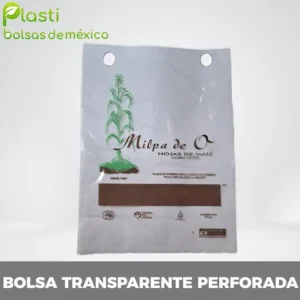 bolsas de plastico transparentes perforadas